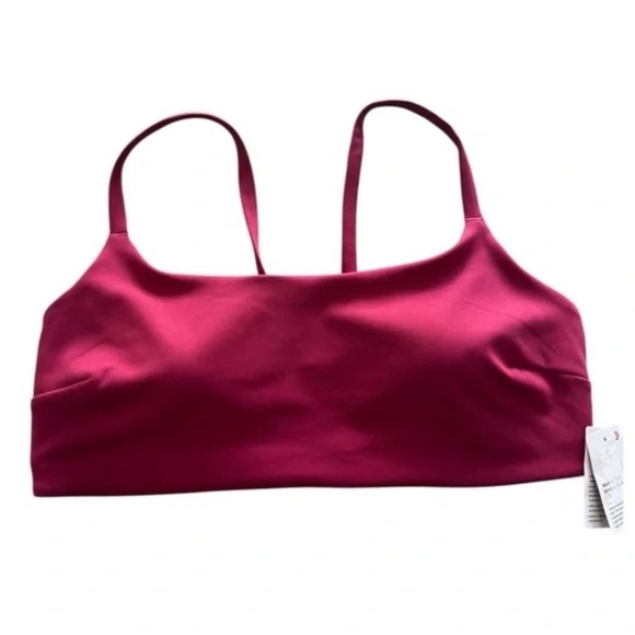 Lululemon Wunder Train Strappy Racer Bra *Light Support, C/D Cup Magenta - Picture 6 of 9